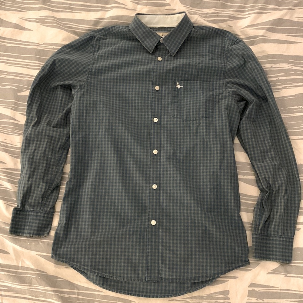Jack Wills blue and green checked shirt